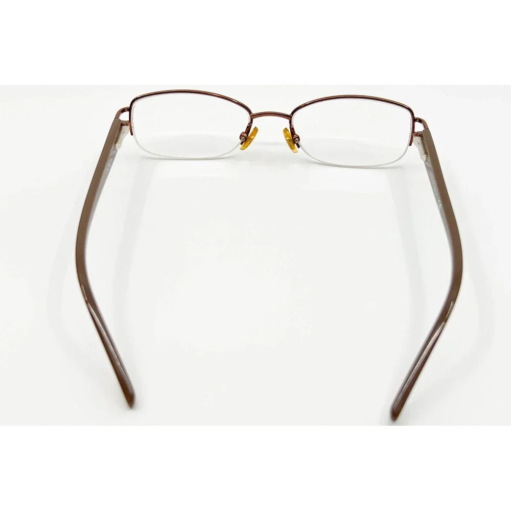 ClearVision Eyeglass Frames Womens Copper Semi-Rimless CL 728 48-17-135